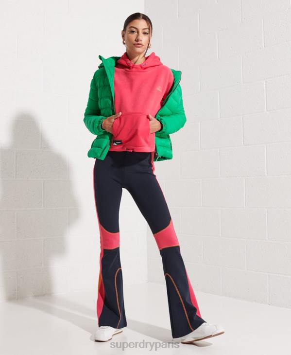 Superdry femmes pantalon de jogging évasé de montagne D64Z3948 vêtements marine