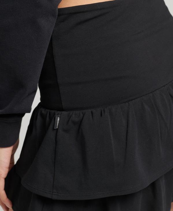 Superdry femmes jupe vintage des années 90 D64Z4128 vêtements noir