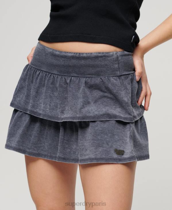 Superdry femmes minijupe des années 90 D64Z4117 vêtements marine
