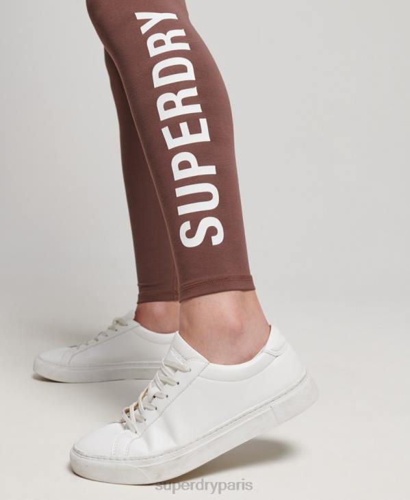 Superdry femmes legging taille haute D64Z4091 vêtements poussiéreux