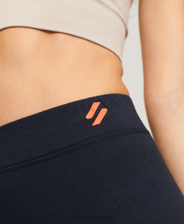 Superdry femmes leggings de sport de base D64Z4049 vêtements marine