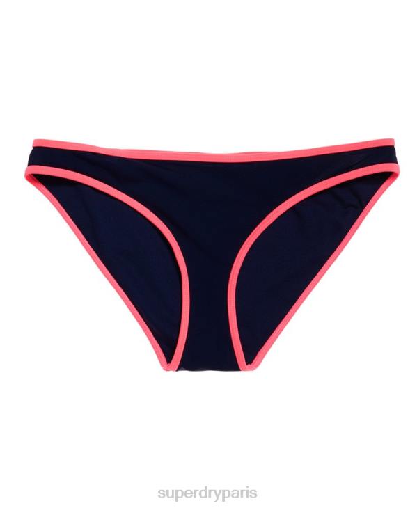 Superdry femmes Bas de bikini dos nu été 90's D64Z3263 vêtements marine