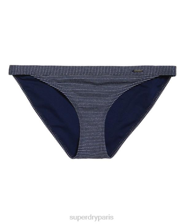 Superdry femmes bas de bikini fixe kasey D64Z3260 vêtements marine
