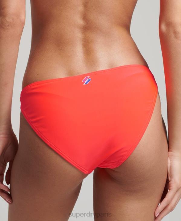 Superdry femmes culotte de bikini essentielle D64Z3224 vêtements corail