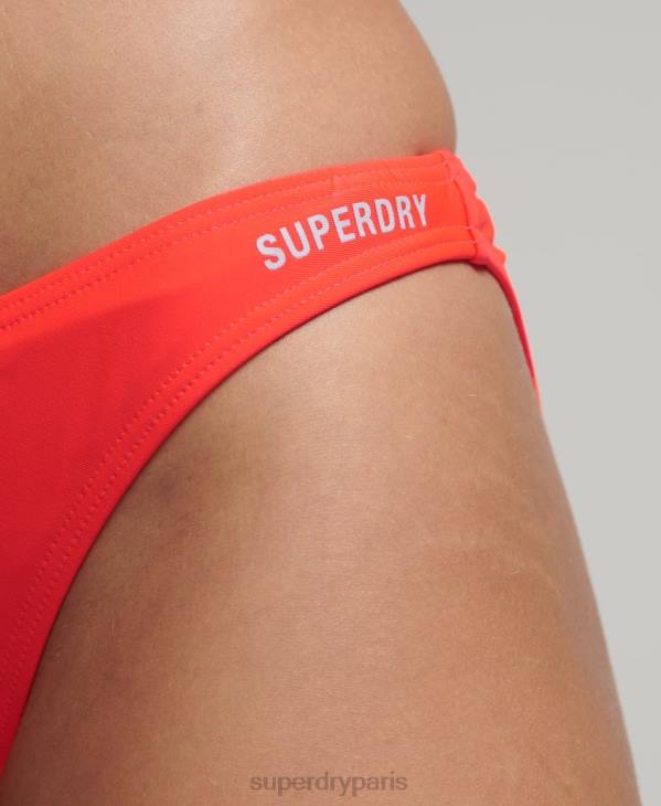 Superdry femmes culotte de bikini essentielle D64Z3224 vêtements corail