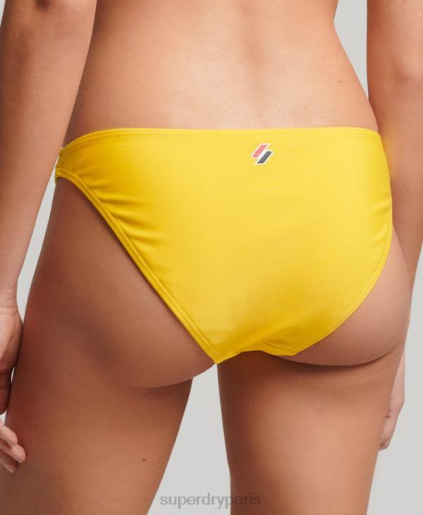Superdry femmes culotte de bikini essentielle D64Z3229 vêtements jaune