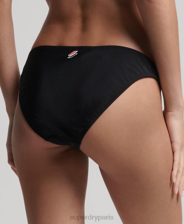 Superdry femmes culotte de bikini essentielle D64Z3238 vêtements noir