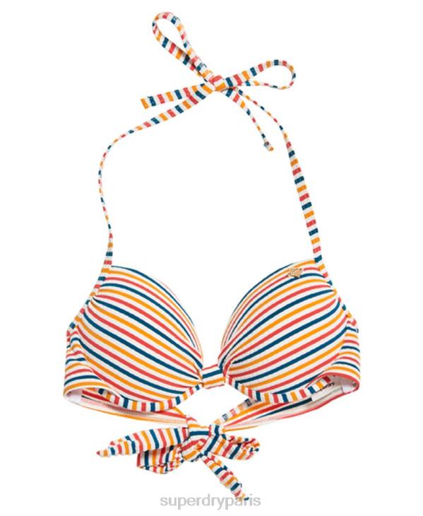 Superdry femmes haut de bikini cassie cup D64Z3258 vêtements multi