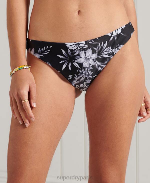 Superdry femmes slip de bain surf D64Z6638 vêtements noir