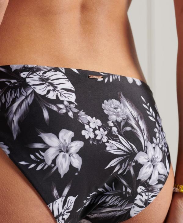 Superdry femmes slip de bain surf D64Z6638 vêtements noir