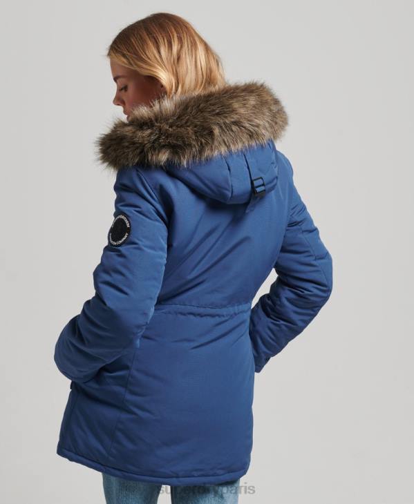 Superdry femmes parka everest D64Z3685 vêtements marine