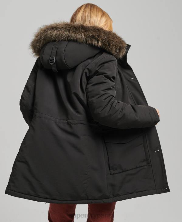 Superdry femmes parka everest D64Z3780 vêtements gris foncé
