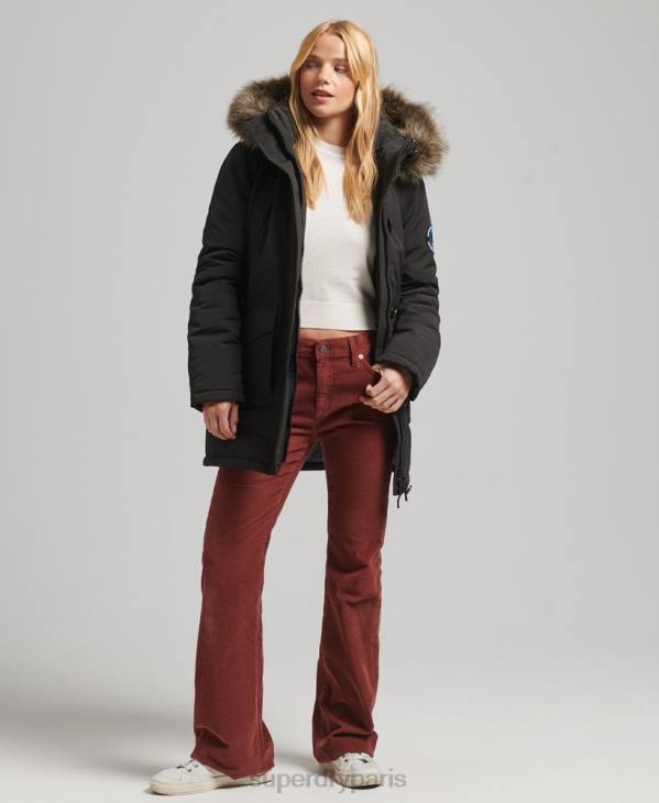 Superdry femmes parka everest D64Z3780 vêtements gris foncé