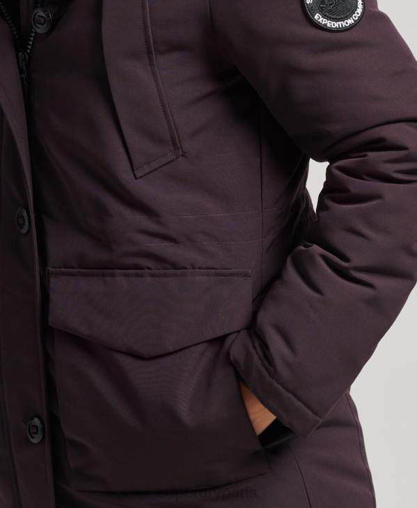 Superdry femmes parka everest D64Z3786 vêtements violet