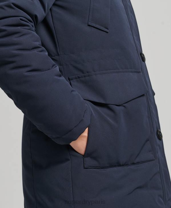 Superdry femmes parka everest D64Z5462 vêtements marine