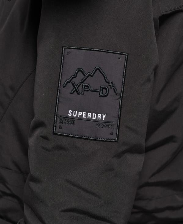 Superdry femmes parka xpd everest D64Z3740 vêtements noir
