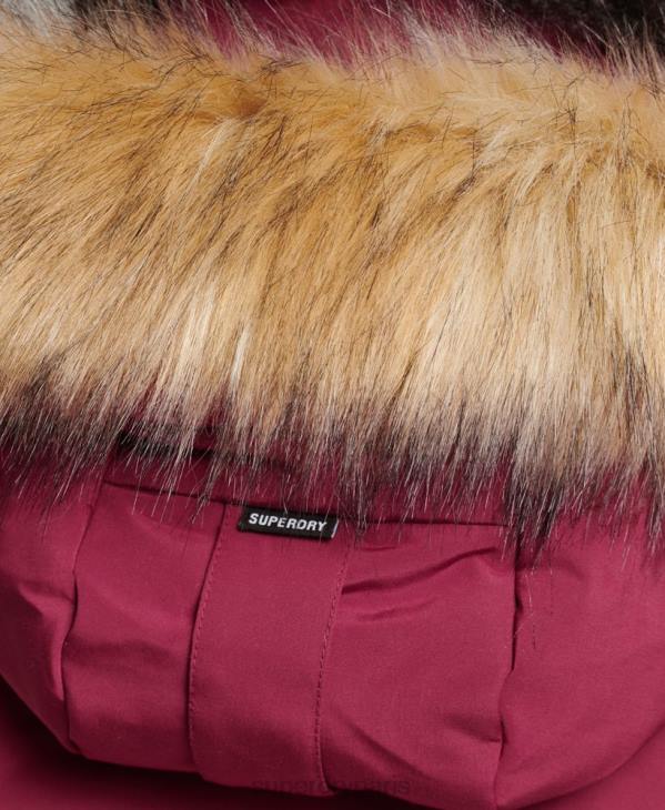Superdry femmes parka xpd everest D64Z5445 vêtements rose