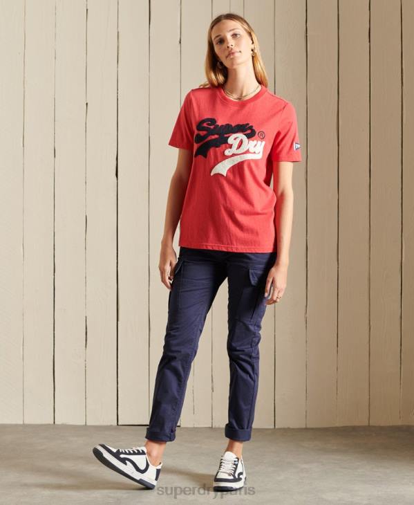 Superdry femmes pantalon cargo slim en coton bio D64Z2599 vêtements marine
