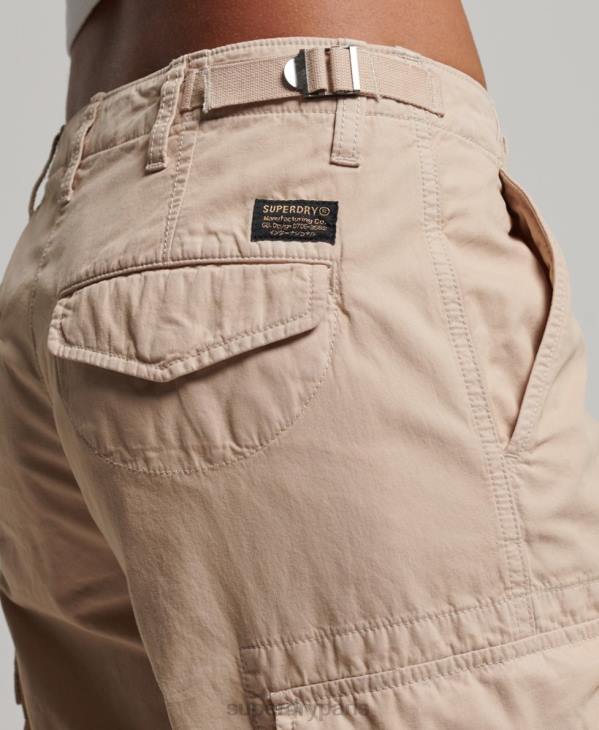 Superdry femmes pantalon cargo taille basse vintage D64Z2036 vêtements brun