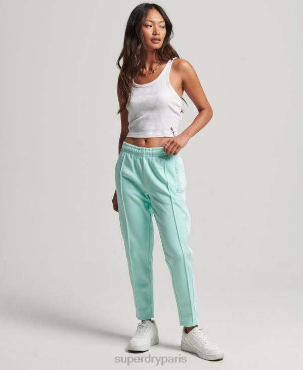 Superdry femmes pantalon de jogging à bande logo code s D64Z3928 vêtements bleu