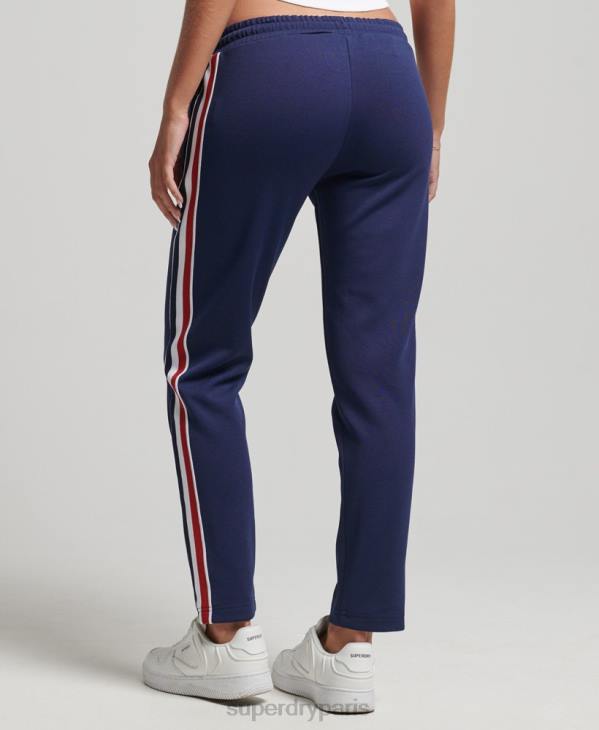 Superdry femmes pantalon de jogging en maille D64Z2576 vêtements marine
