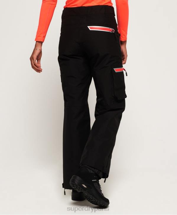 Superdry femmes pantalon de neige D64Z2610 vêtements noir
