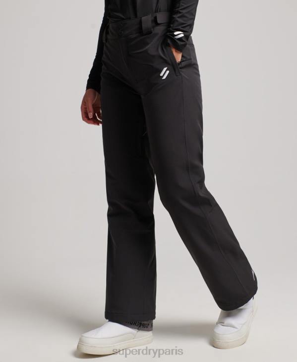 Superdry femmes pantalon de neige de base D64Z2591 vêtements noir
