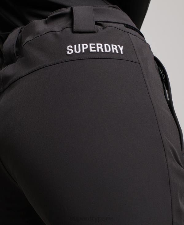 Superdry femmes pantalon de neige de base D64Z2591 vêtements noir