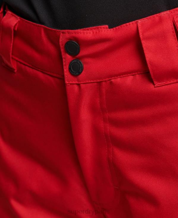Superdry femmes pantalon de sauvetage D64Z6548 vêtements rouge