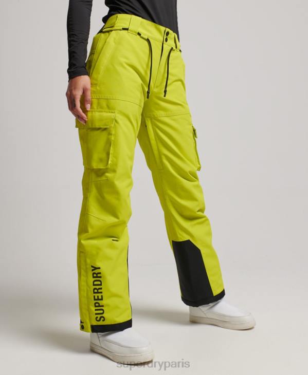 Superdry femmes pantalon de sauvetage ultime D64Z2595 vêtements jaune