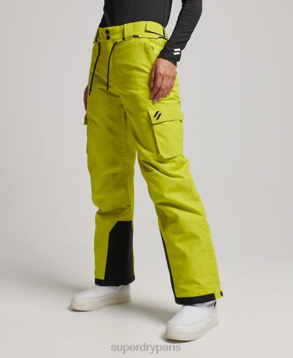 Superdry femmes pantalon de sauvetage ultime D64Z2595 vêtements jaune
