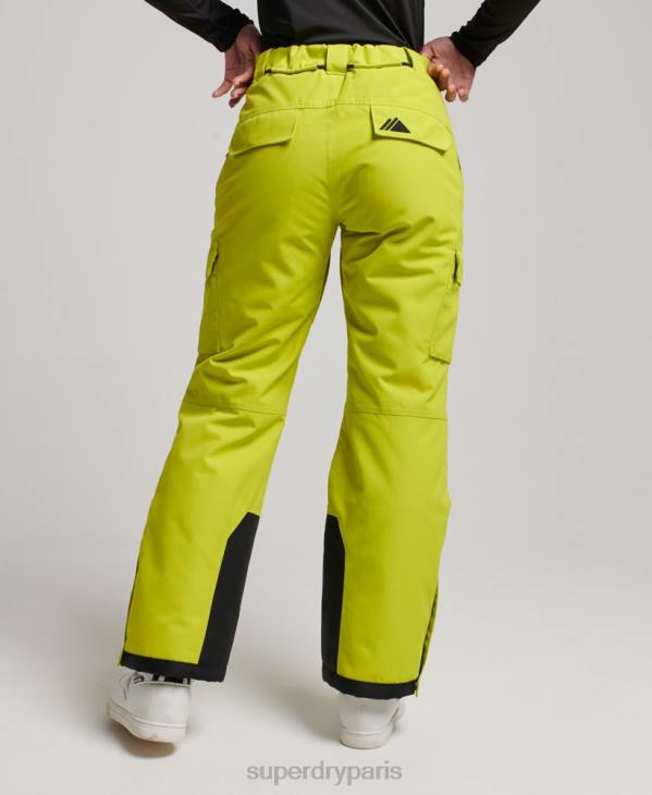 Superdry femmes pantalon de sauvetage ultime D64Z2595 vêtements jaune