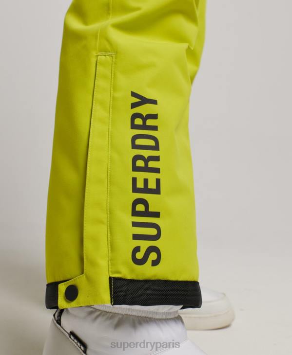 Superdry femmes pantalon de sauvetage ultime D64Z2595 vêtements jaune
