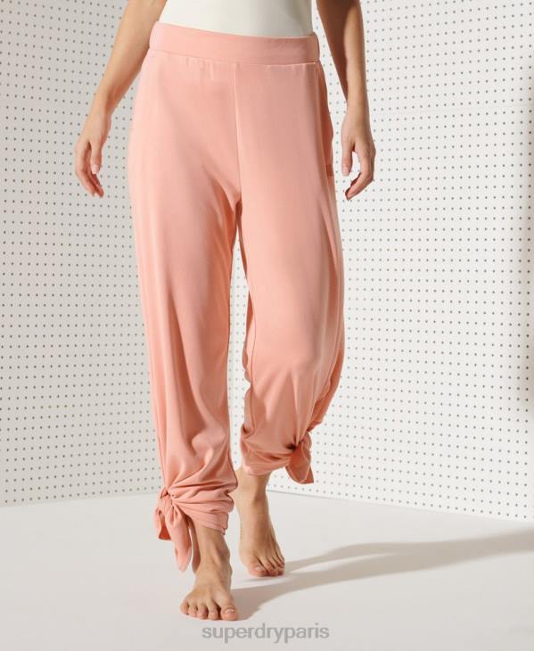 Superdry femmes pantalon large flex D64Z3944 vêtements rose