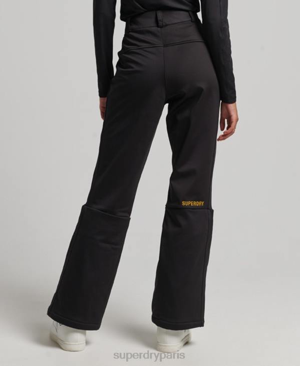 Superdry femmes pantalon slim de ski softshell D64Z2601 vêtements noir