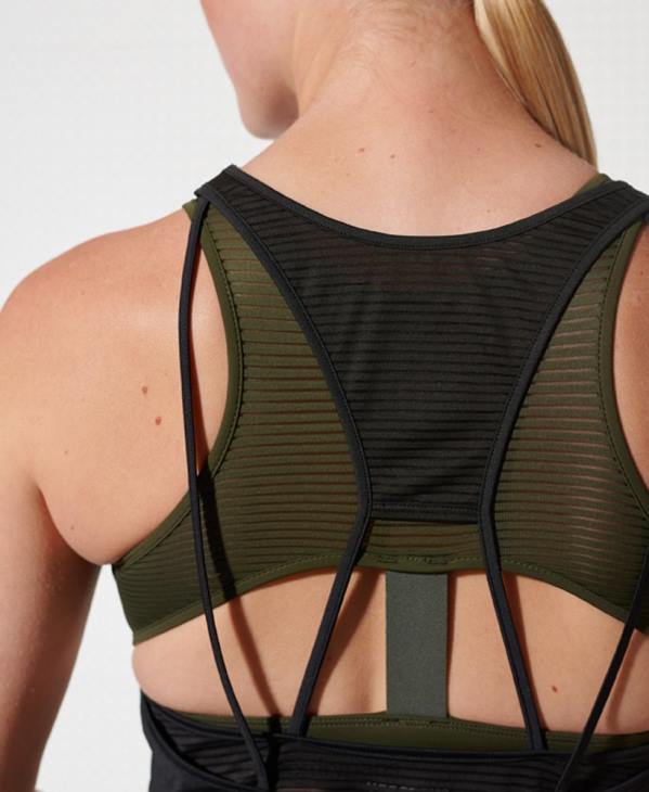 Superdry femmes débardeur à bretelles D64Z3077 vêtements noir