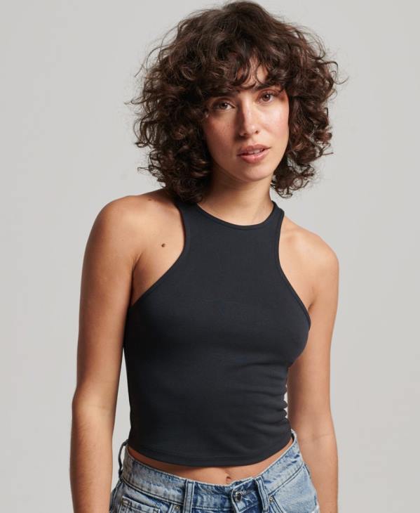 Superdry femmes débardeur de course en jersey studios D64Z2913 vêtements noir