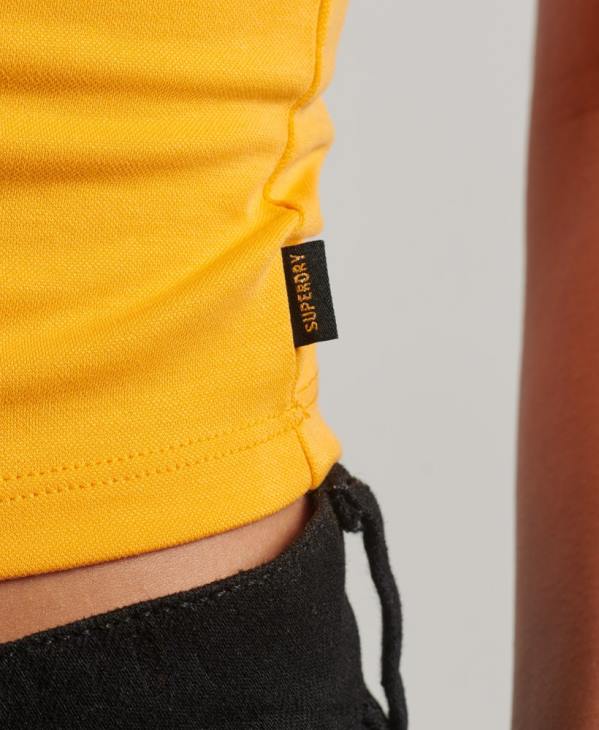 Superdry femmes débardeur de course en jersey studios D64Z2969 vêtements jaune