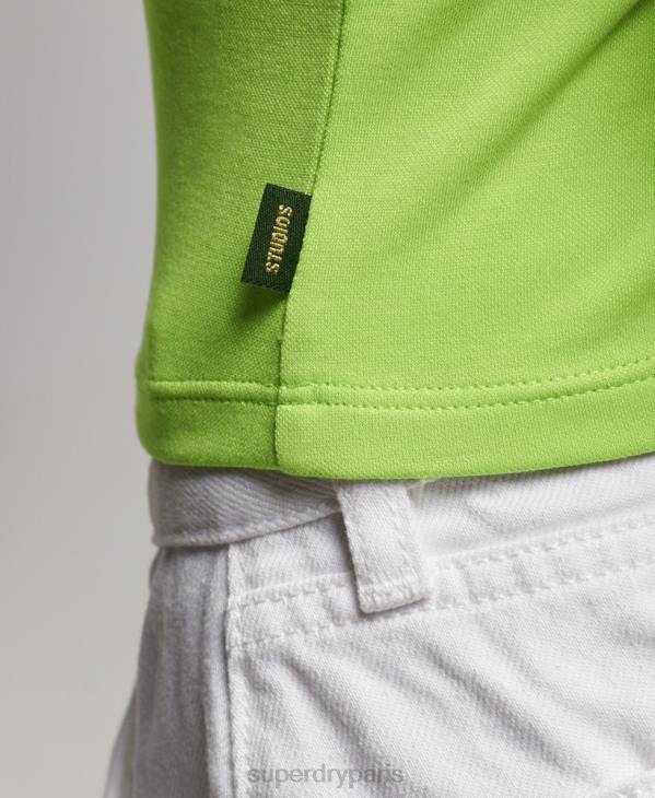 Superdry femmes débardeur de course en jersey studios D64Z2982 vêtements vert