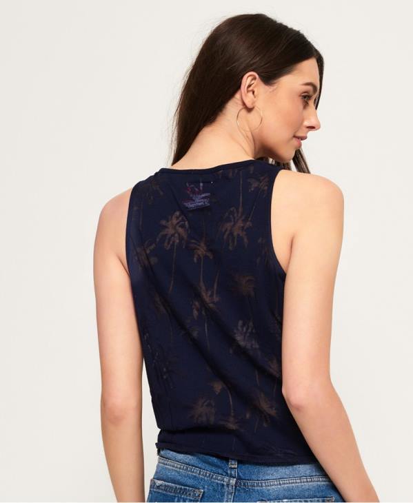 Superdry femmes débardeur de plage surf D64Z6784 vêtements marine