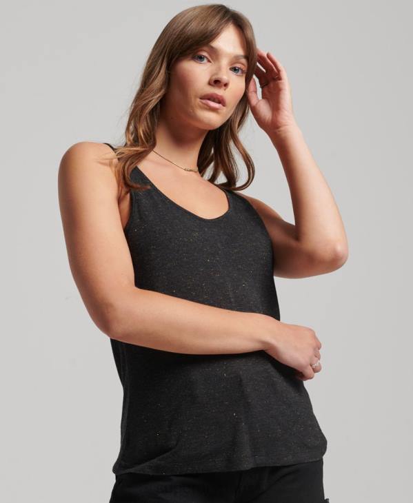 Superdry femmes débardeur en jersey studios D64Z2201 vêtements noir
