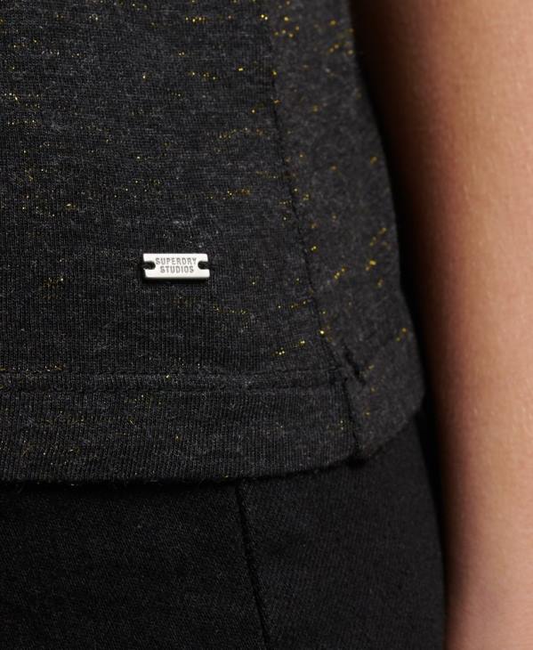 Superdry femmes débardeur en jersey studios D64Z2201 vêtements noir