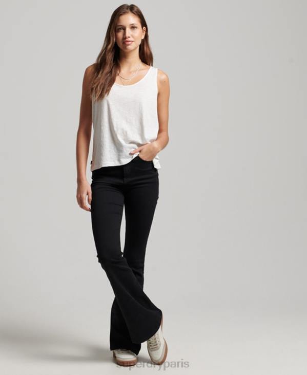 Superdry femmes débardeur en jersey studios D64Z3006 vêtements blanc