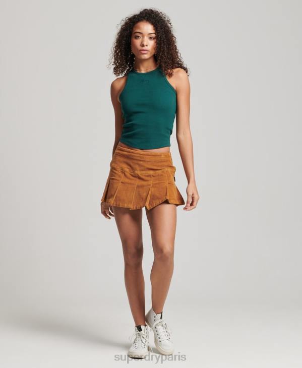 Superdry femmes débardeur essentiel D64Z2915 vêtements vert