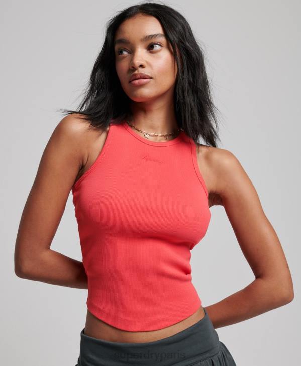 Superdry femmes débardeur essentiel D64Z2949 vêtements rose