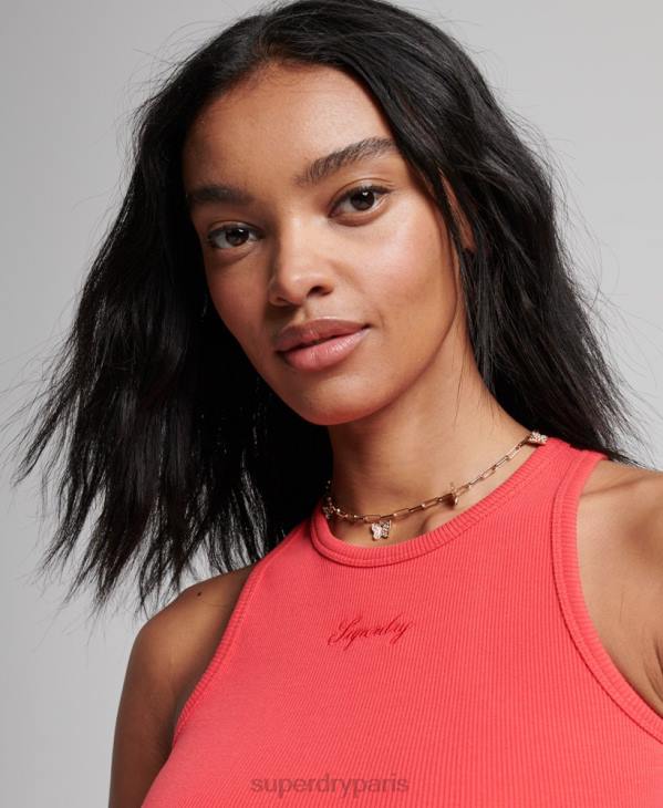 Superdry femmes débardeur essentiel D64Z2949 vêtements rose