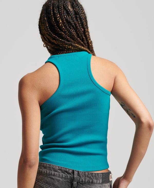 Superdry femmes débardeur essentiel D64Z2979 vêtements turquoise