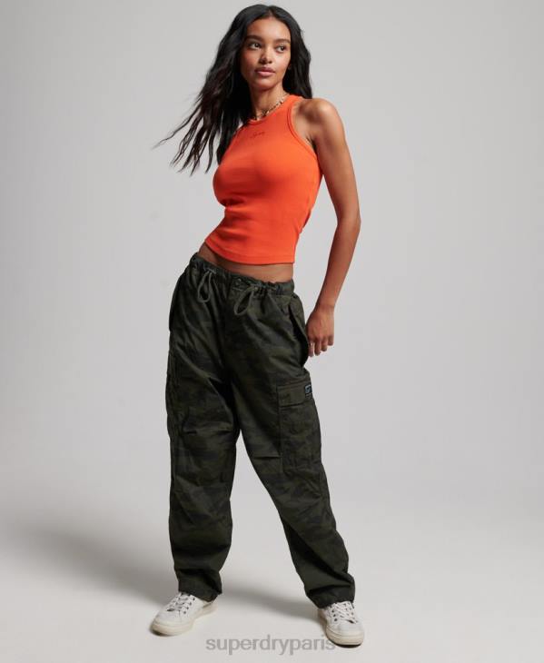 Superdry femmes débardeur essentiel D64Z2980 vêtements orange
