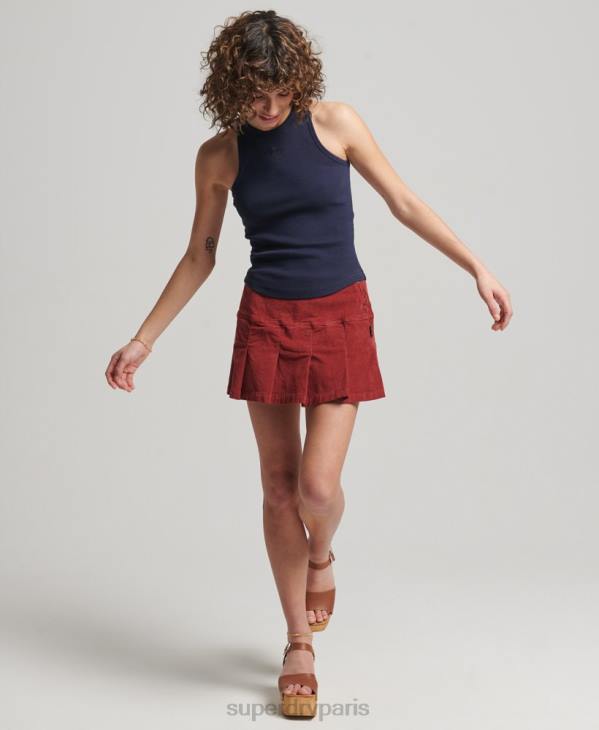 Superdry femmes débardeur essentiel D64Z3000 vêtements marine