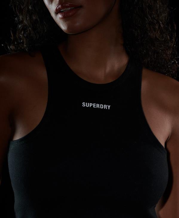 Superdry femmes gilet de course code tech D64Z2990 vêtements noir
